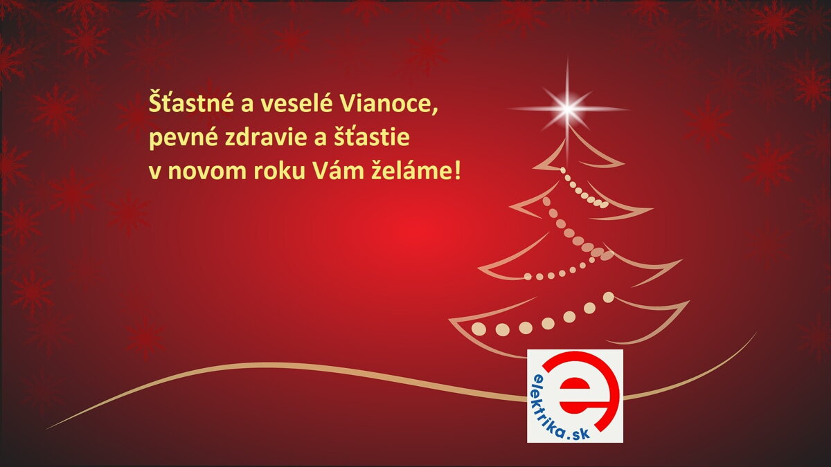 vianocny pozdrav red Elektrika sk